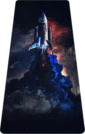 Cifupy Yoga Mat Double-Sided Non Slip Exercise Mat Eco Friendly TPE Fitness Exercise Mat With Carrying Strap & Storage Bag Workout Mat for Yoga, Pilates and Floor Exercises