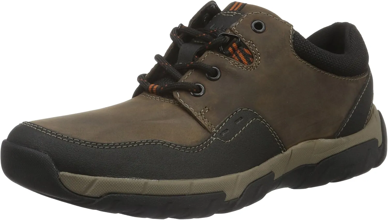 Clarks Men Walbeck Edge Brown Leather Boat Shoes