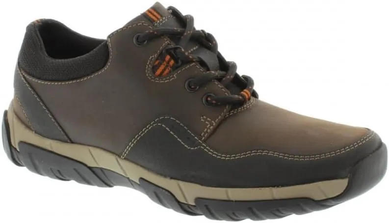 Clarks Men Walbeck Edge Brown Leather Boat Shoes