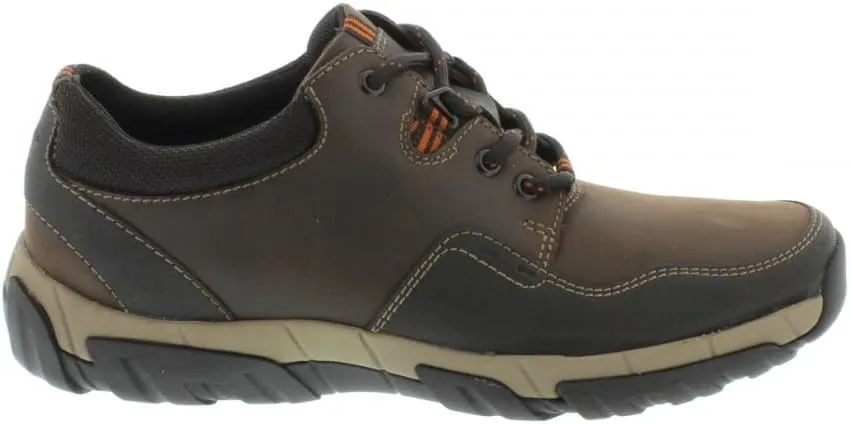 Clarks Men Walbeck Edge Brown Leather Boat Shoes