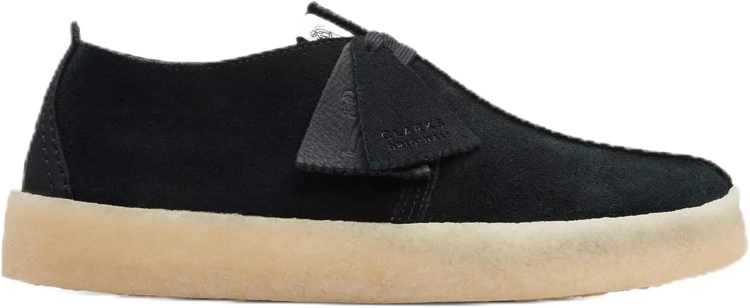 Clarks Men's Trek Cup Oxford, Black Suede, 9.5