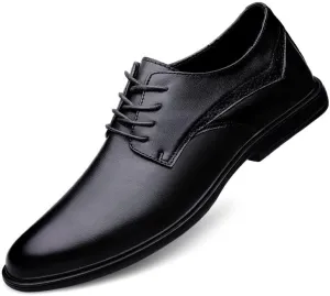 Classic Men's Leather Dress Shoes Men Lace-up Formal Oxfords Shoes Breathable Wingtip Brogue Shoes