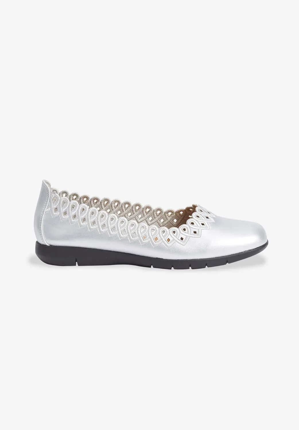 Comfortview Women's The Vivi Slip On Flat (Wide Widths Available)