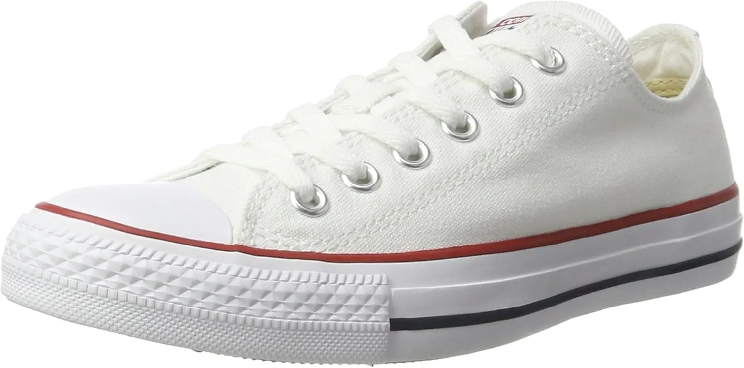 Converse Unisex Chuck Taylor All Star Ox Sneaker (11.5 Men 13.5 Women, Optical White)