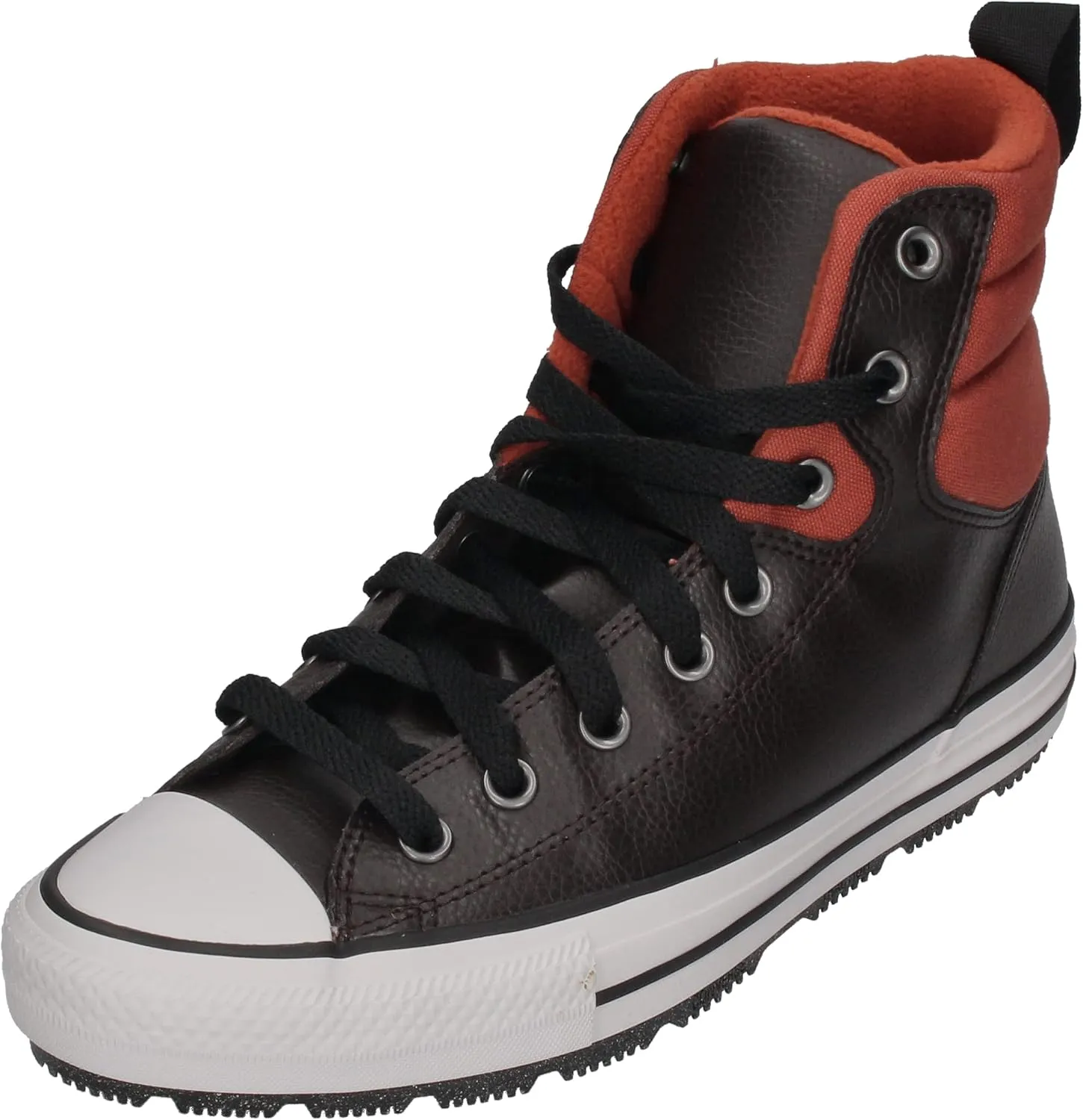 Converse Unisex Chuck Taylor All Star Street Lugged Mid Sneaker Boot - Rugged Orange/Velvet Brown/Red