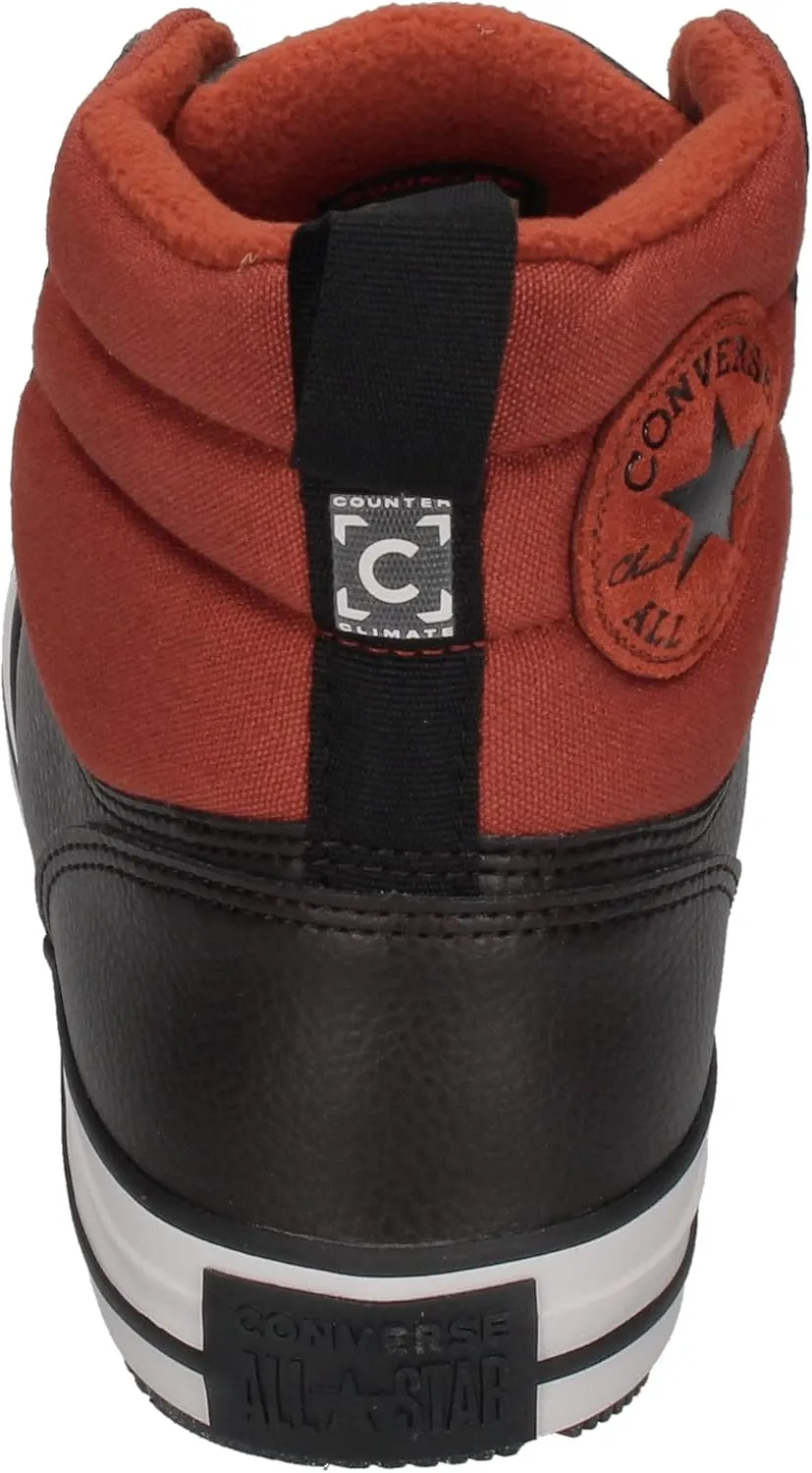 Converse Unisex Chuck Taylor All Star Street Lugged Mid Sneaker Boot - Rugged Orange/Velvet Brown/Red