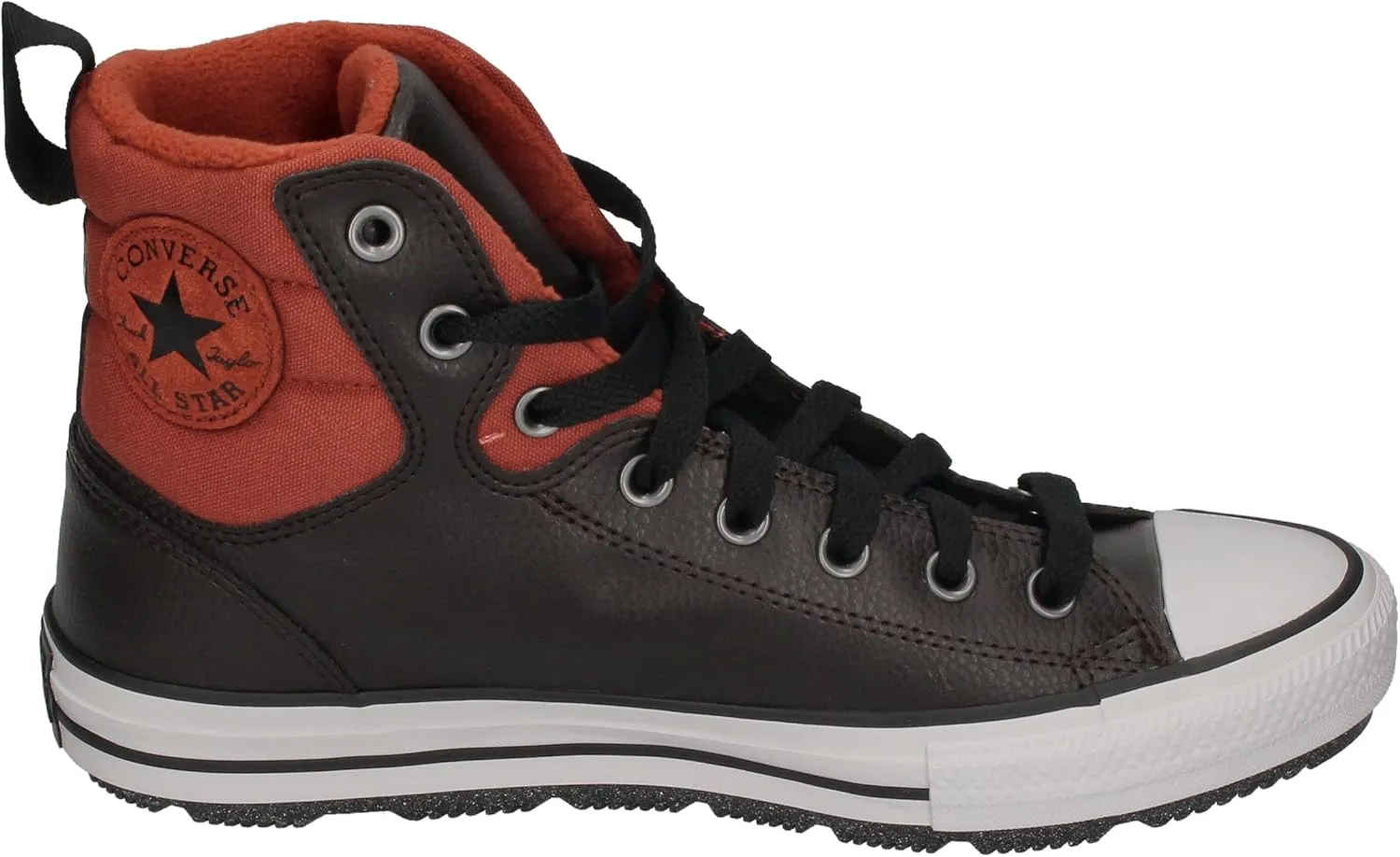 Converse Unisex Chuck Taylor All Star Street Lugged Mid Sneaker Boot - Rugged Orange/Velvet Brown/Red