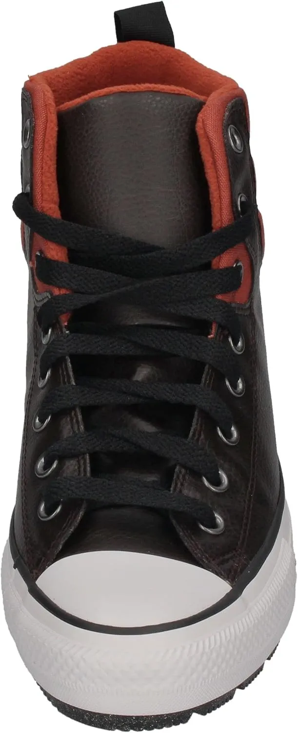 Converse Unisex Chuck Taylor All Star Street Lugged Mid Sneaker Boot - Rugged Orange/Velvet Brown/Red