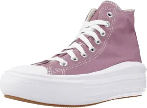 Converse Unisex Move High Canvas Sneaker - Lace up Closure Style - Dreamy Dahlia/White/Black 7