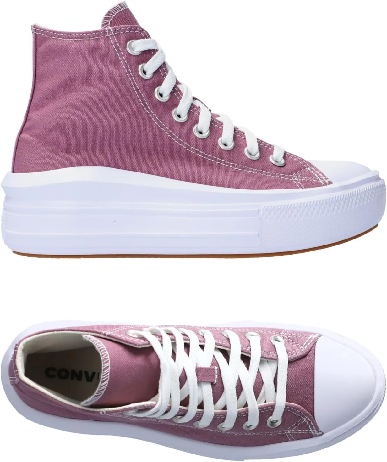Converse Unisex Move High Canvas Sneaker - Lace up Closure Style