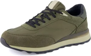 CUSHIONAIRE Men's Crest lace up Sneaker with  Comfort Foam