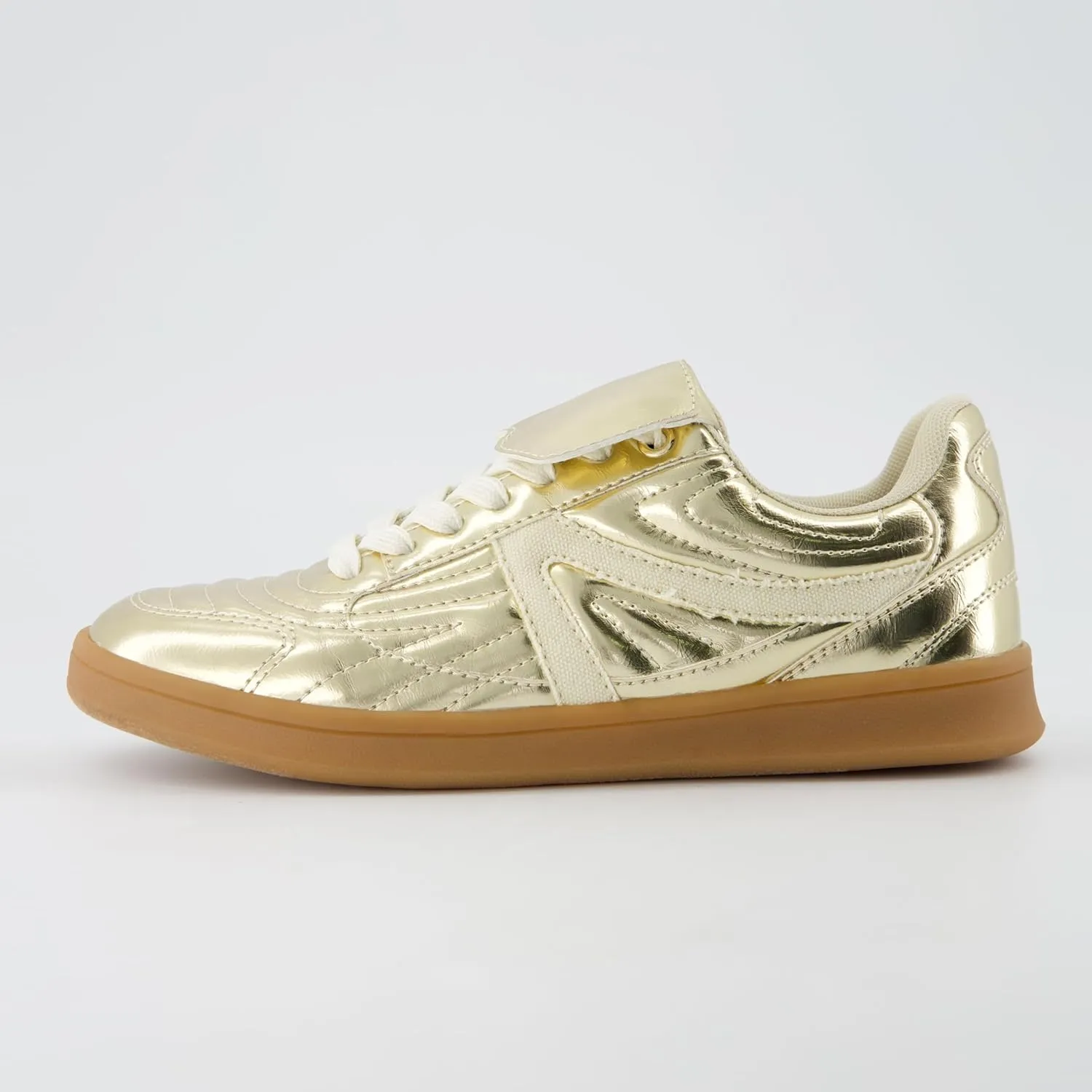 CUSHIONAIRE Women's Astro Retro Sneaker, Lace-Up Design  Memory Foam, Wide Widths Available