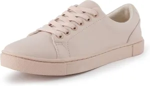 CUSHIONAIRE Women's Hashtag lace up Sneaker  Comfort Foam, Wide Widths Available