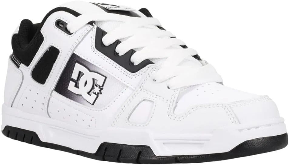 DC STAGXWKW Men's Trainers, Black White Fade, 7.5 Men