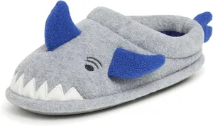 Dearfoams Unisex-Child Kids Toddlers Whimsical Animal Critter Washable Slipper