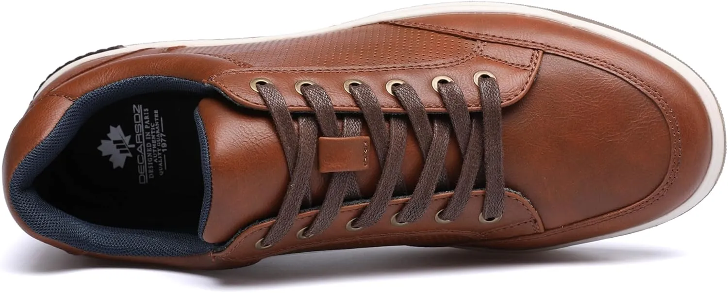 DECARSDZ Men's Sneakers Classic Retro Casual Shoes Dress Business Oxford Shoe for Men