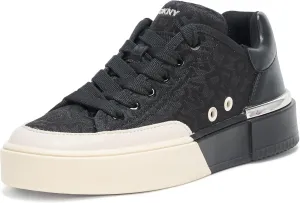 DKNY Women's Bradley Logo Platform Lace Up Sneaker