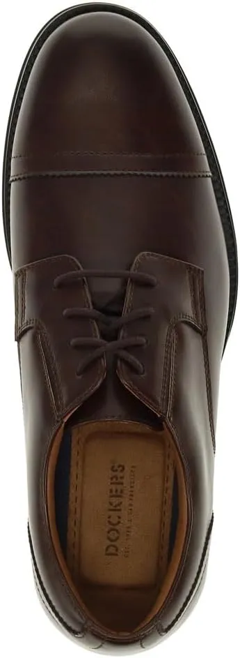 DOCKERS Mens Garfield Dress Cap Toe Oxford Shoe - Wide Widths Available
