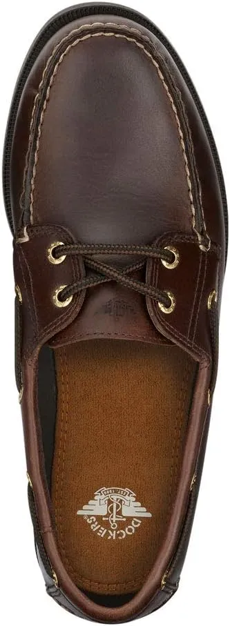 DOCKERS Men's Vargas Leather Casual Classic Boat Shoe