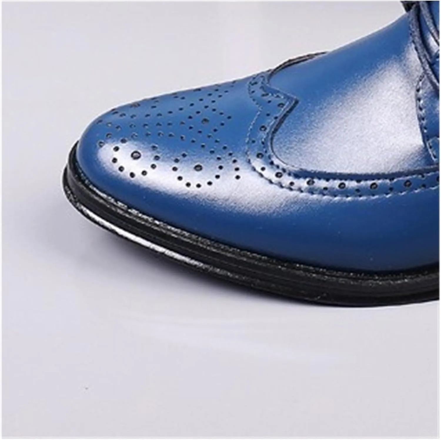 Dress Shoes for Men Handcrafted Men's Wingtip Oxford Shoes Genuine Calfskin Leather Brogue Dress Shoes for Classic Business Attire
