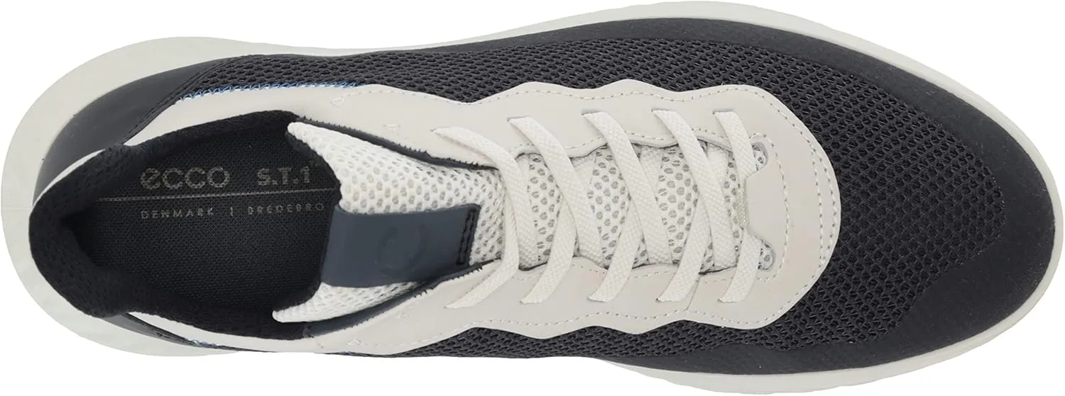 ECCO Men's Ath-f1fm Summer Leather Mesh Sneaker