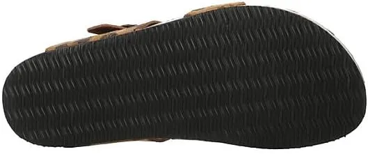 Eden - Women's Casual Flat Strappy Slip-On Cork Footbed Sandals