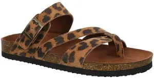 Eden - Women's Casual Flat Strappy Slip-On Cork Footbed Sandals