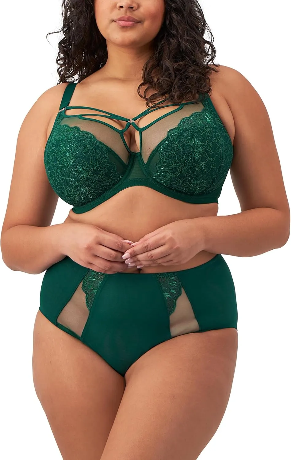 Elomi Women's Brianna Underwire Strappy Plunge Bra