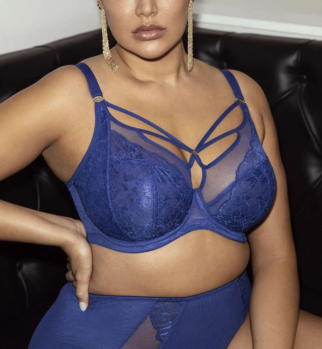 Elomi Women's Brianna Underwire Strappy Plunge Bra