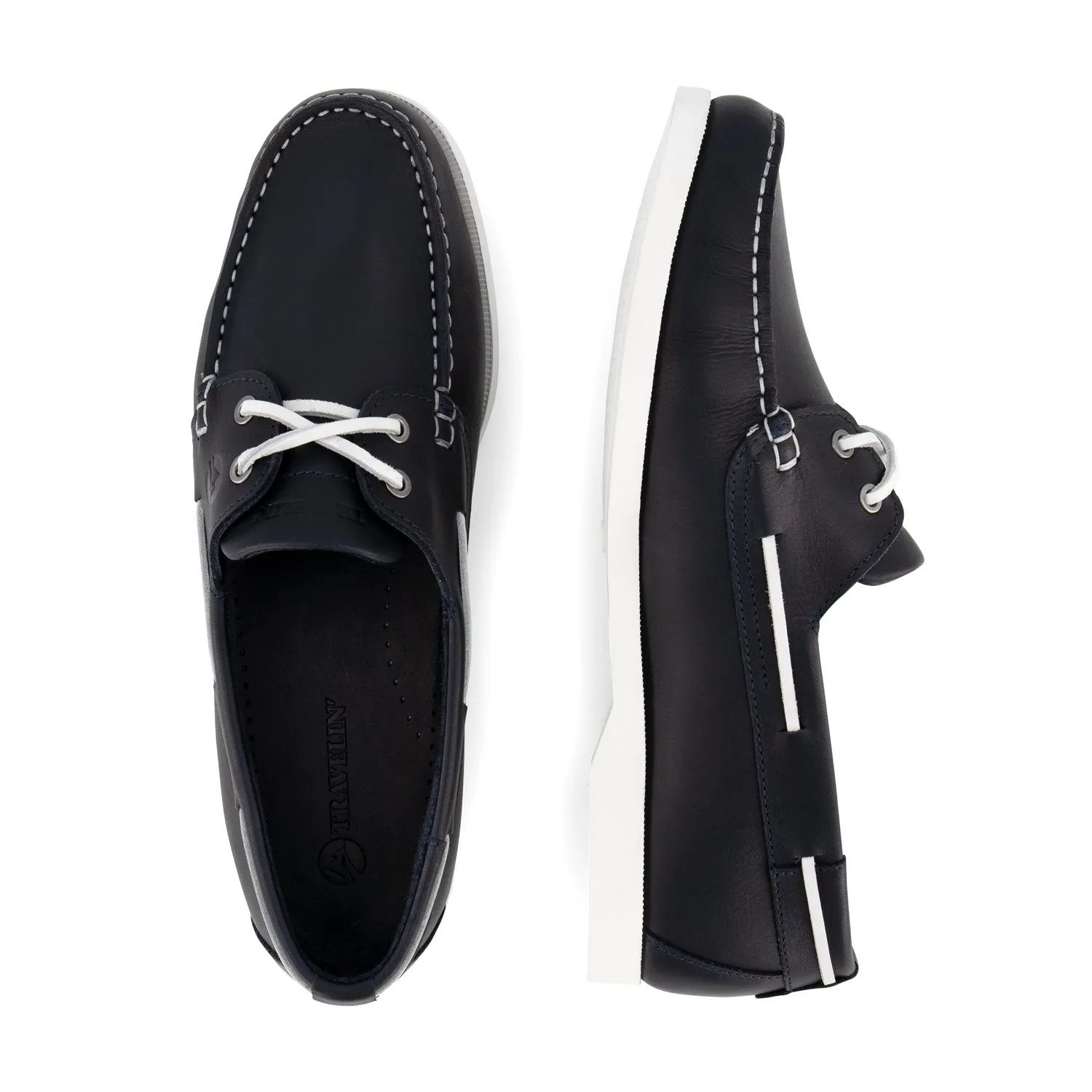 Exmouth - Boat shoes - Men - Blue