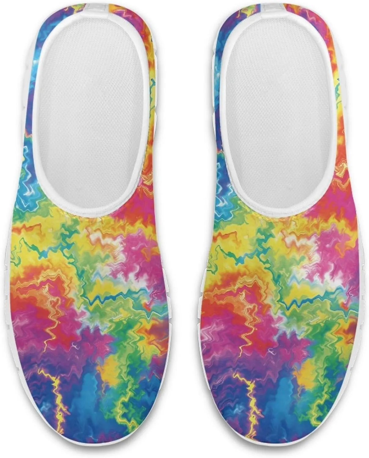 Fashion Design Walking Shoes for Women Comfort Slip on Casual Sneakers Size 5-10.5