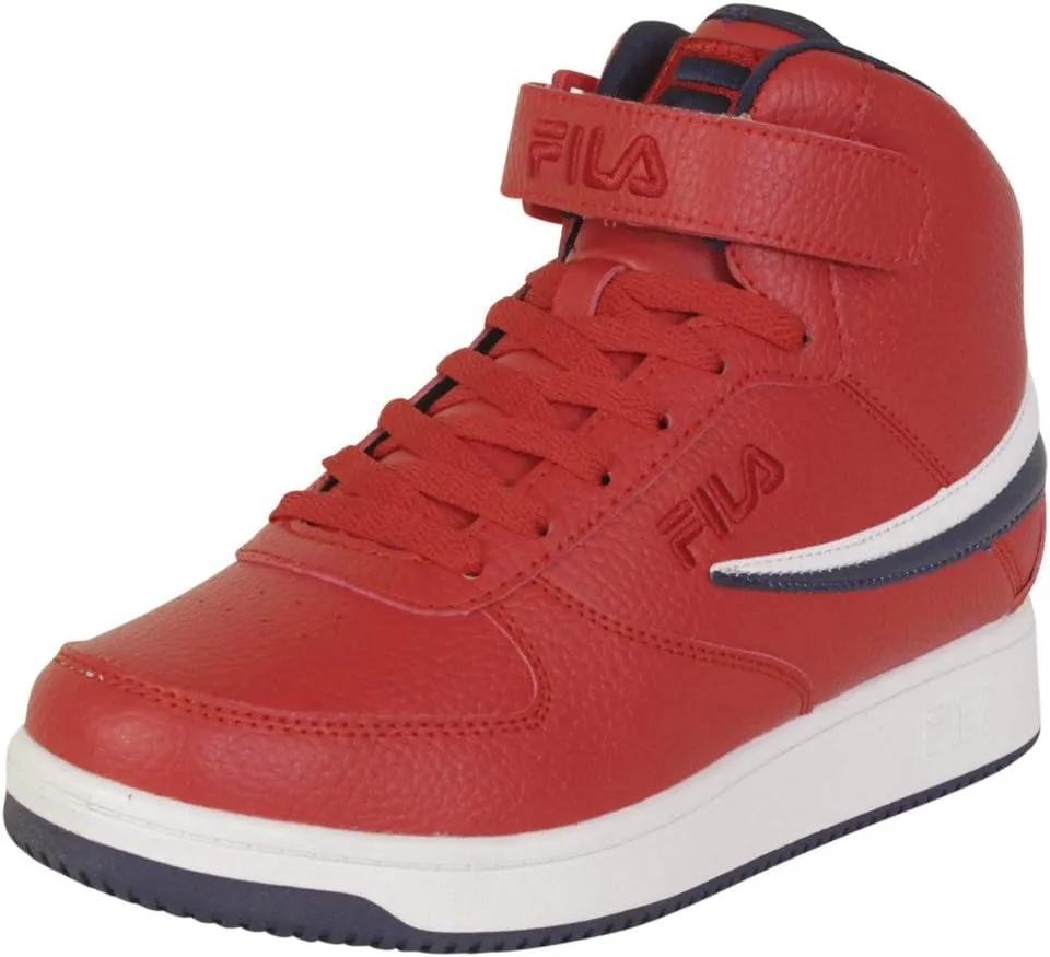 Fila Men's A-High Basketball Shoes Red/Navy/White 8
