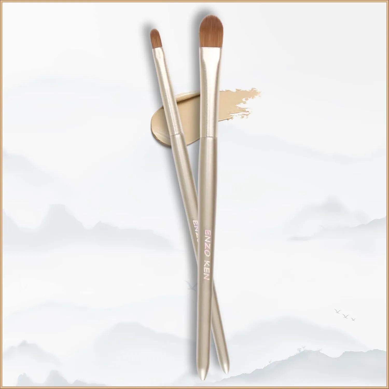 Flat Concealer Brush Under Eye, Concealer Brush, Small Flat Makeup Brushes, Under Eye Brush Concealer, Flat Brush Under Eye. - Glod, E201M