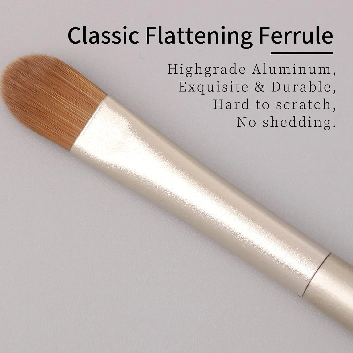 Flat Concealer Brush Under Eye, Concealer Brush, Small Flat Makeup Brushes, Under Eye Brush Concealer, Flat Brush Under Eye. - Glod, E201M