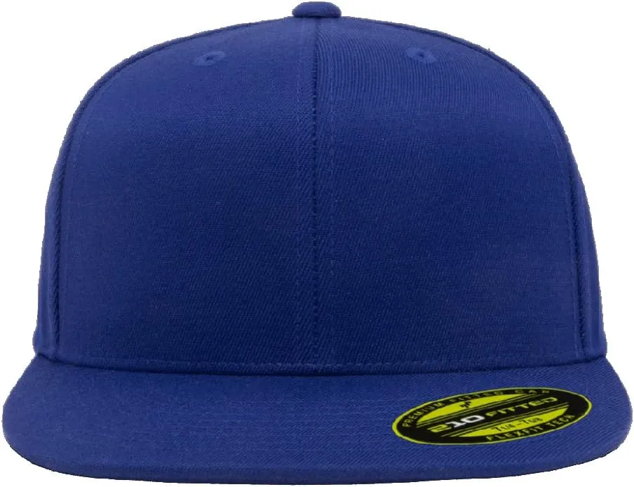 Flexfit 210 Premium Fitted Wool Blend Fabric Pro Baseball On-Field Style Cap | Bulk Pack Available