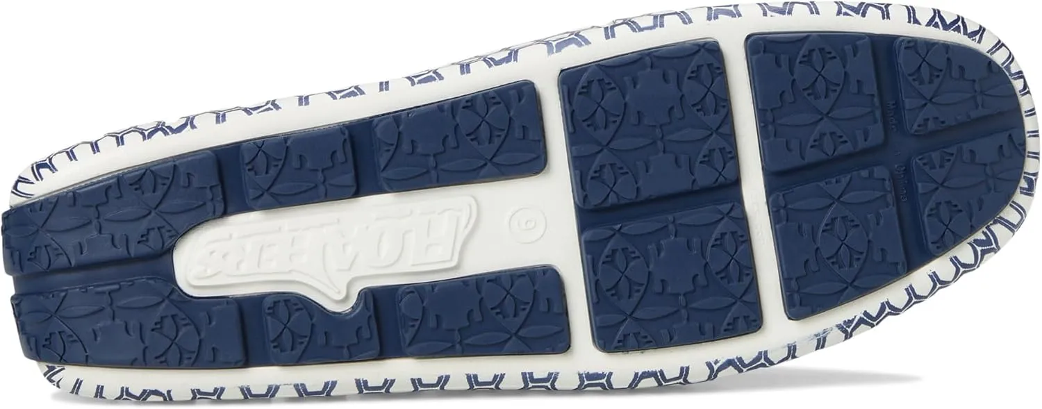 Floafers Men's Country Club Driver Print Boat Shoe