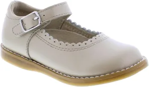 FOOTMATES Allie Leather Mary Jane Shoes for Girls - Girls Dress Shoes with Wide Toe Box, Comfort Insoles, and Non-Slip Non-Marking Outsoles