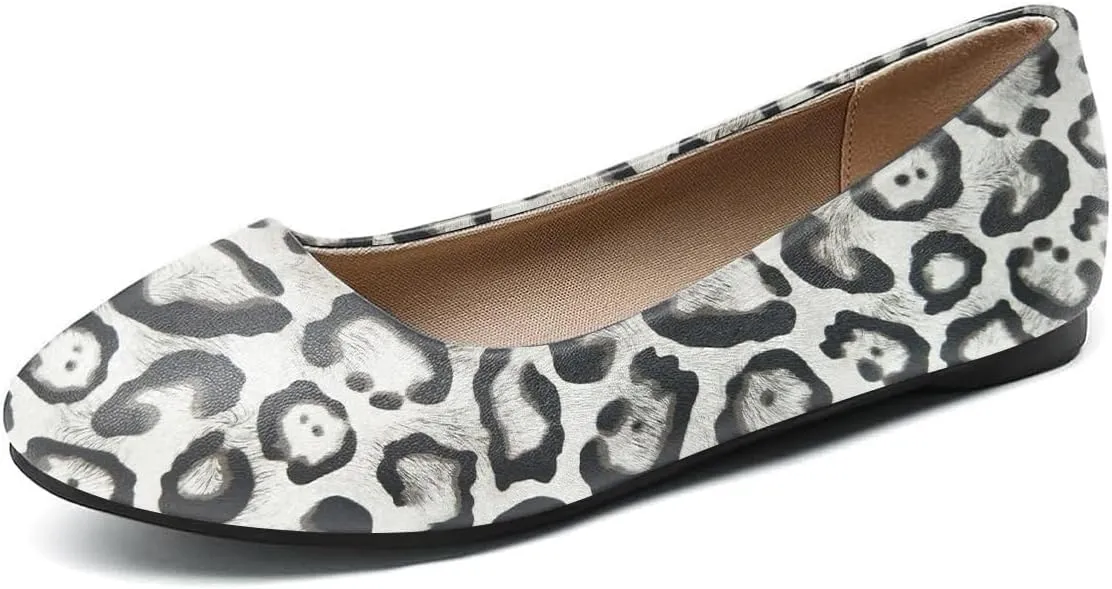 FOWT Women Round Toe Ballet Flats Slip on Comfy Pumps Casual Walking Work Daily Shoes Size 4-16 US