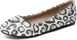 FOWT Women Round Toe Ballet Flats Slip on Comfy Pumps Casual Walking Work Daily Shoes Size 4-16 US