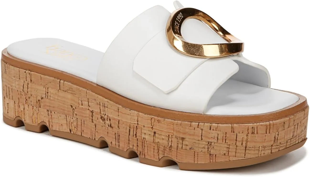 Franco Sarto Women's Hoda Cork Platform Slide Sandals