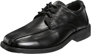 French Toast Boys Dress Shoes - Classic Lace-Up Oxford Casual Dress Formal Shoes - Black (Size 7 Toddler - Size 6 Big Kid)
