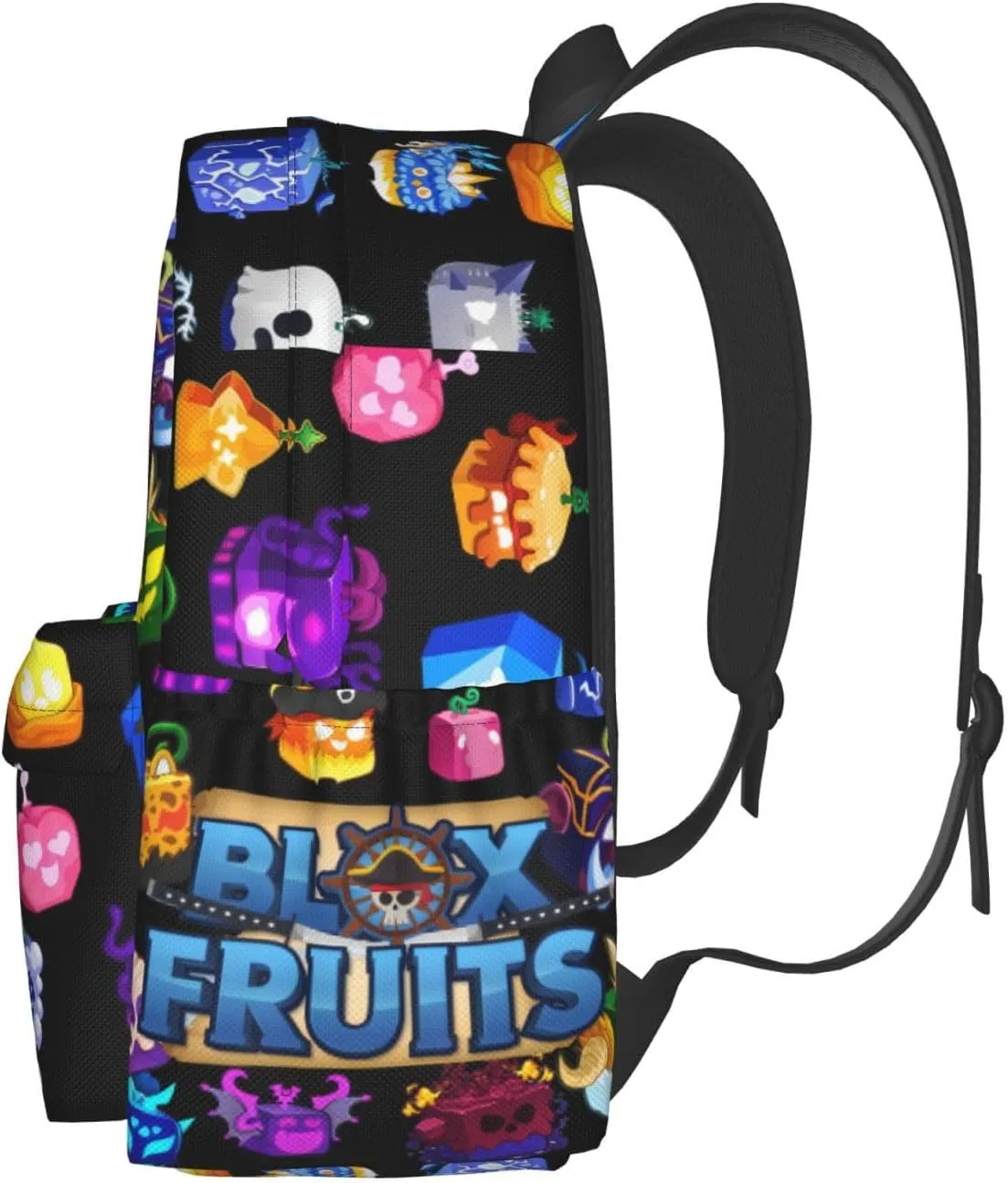 Game Box Backpack Fruits Games Bookbag With Multiple Pockets Casual Fruits Laptop Backpack for Travel Picnic Outdoor