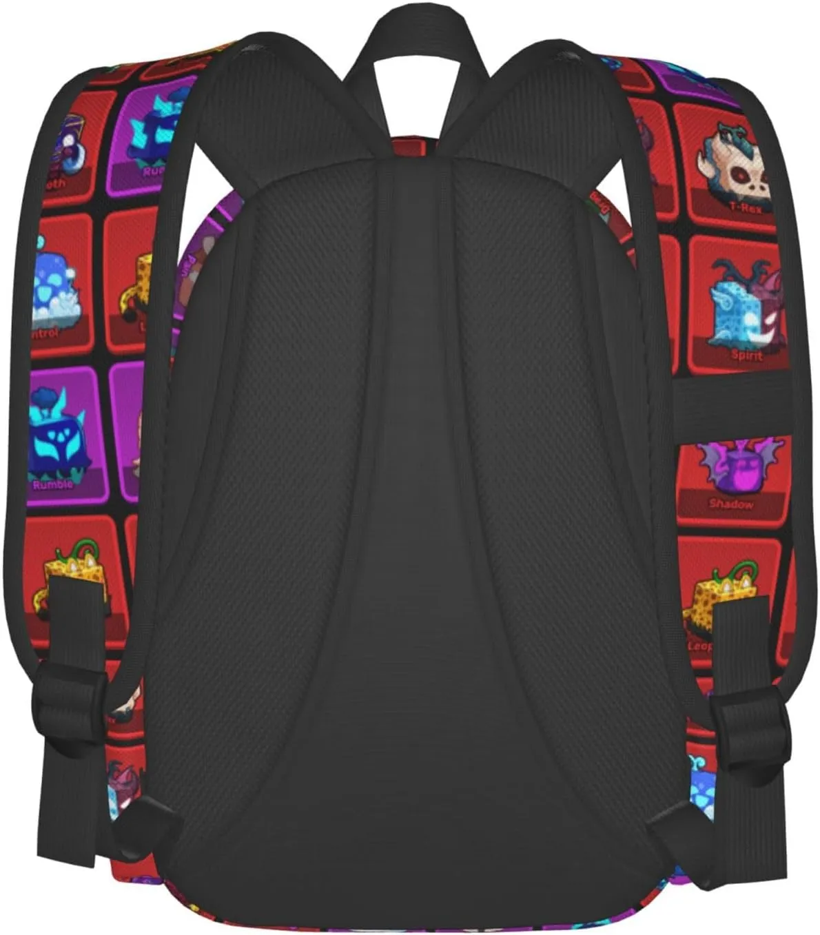 Game Box Backpack Fruits Games Bookbag With Multiple Pockets Casual Fruits Laptop Backpack for Travel Picnic Outdoor