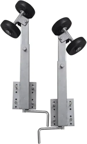 Gecheer Boat Trailer Double Roller Bow Support Set of 2 23.2"-33.1"