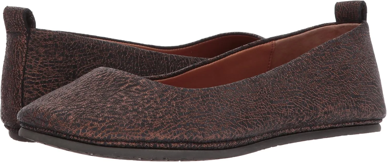 Gentle Souls by Kenneth Cole Women's Dana Slip on Ballet Flat with Heart Topline