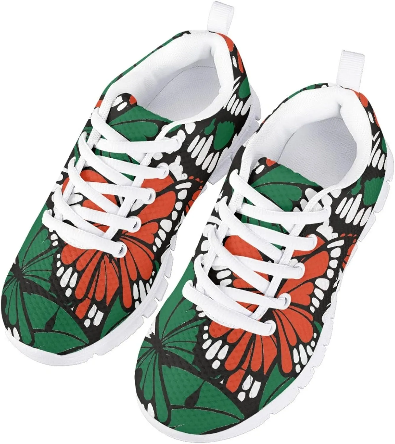 Girls and Boys Funny Dog Print Tennis Shoes Kids Lightweight Mesh Cute Running Shoes