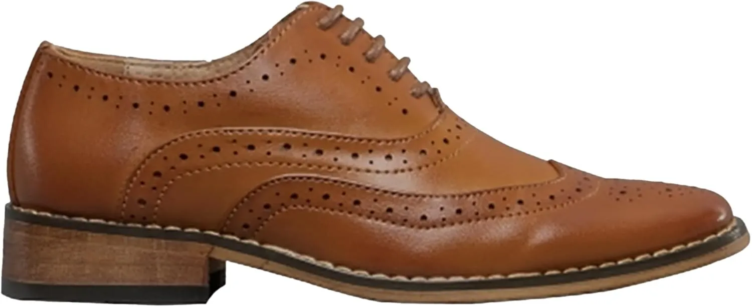 Goor Boys 5 Eyelet Brogue Oxford Shoes