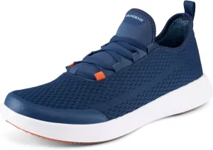 Grunden’s Men’s CrossCurrent Boat Shoe - Lightweight Quick Dry Water Shoes, Barefoot Wear with Slip On/Off Mesh Tongue