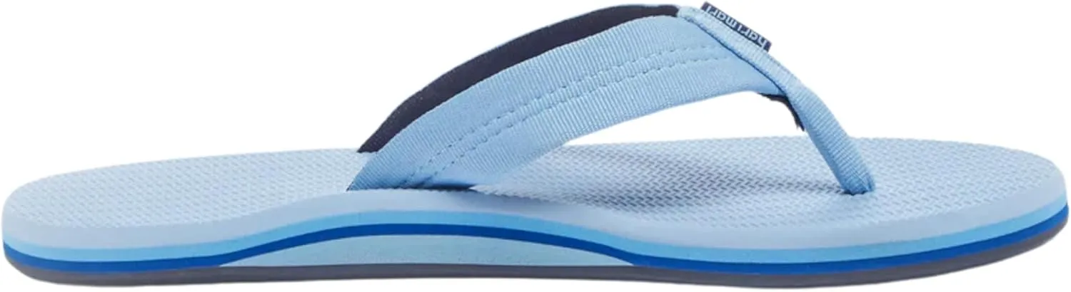 Hari Mari- Dunes- Men's Waterproof Boat Safe Colorful Rubber Flip Flops- No Break Ins, Firm Arch Support, Antimicrobial, and Floats in Water