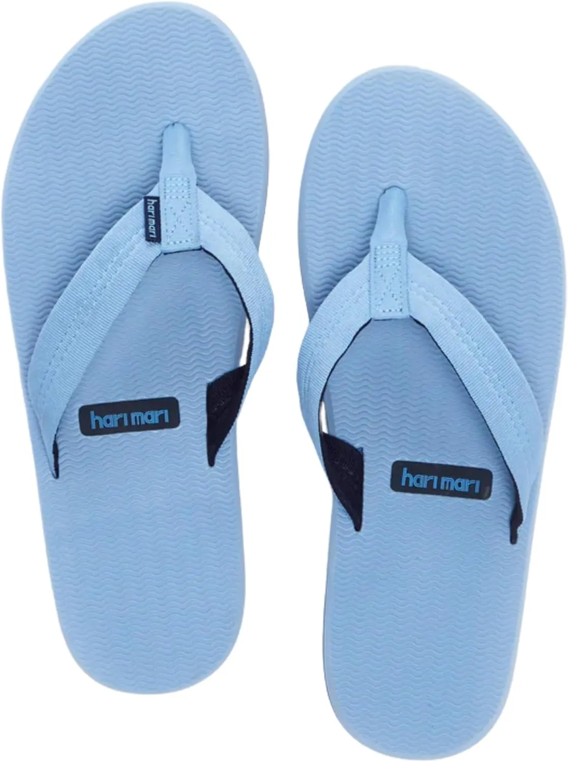 Hari Mari- Dunes- Men's Waterproof Boat Safe Colorful Rubber Flip Flops- No Break Ins, Firm Arch Support, Antimicrobial, and Floats in Water